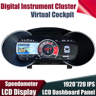 Tableau de Bord Numérique Audi A1 A3 A4 A5 A6 - vue de face - Becquet Voiture