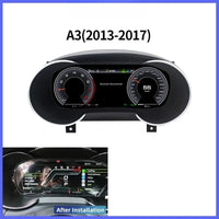 Digital Dashboard Audi A3 2013-2017 - fitting detail - Becquet Voiture