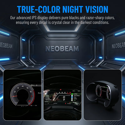 Tableau de Bord Numérique Audi A3 2013-2017 - installé sur véhicule - Becquet Voiture