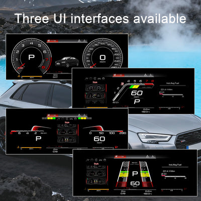 Tableau de Bord Numérique Audi A3 2014-2020 - installé sur véhicule - Becquet Voiture