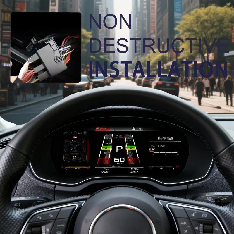 Digital Dashboard Audi A3 2014-2020 - studio packshot - Becquet Voiture