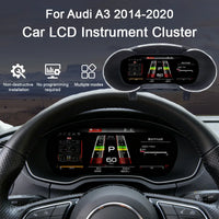 Digital Dashboard Audi A3 2014-2020 - side view - Becquet Voiture