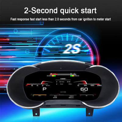 Tableau de Bord Numérique Audi A3 2014-2020 - vue de trois-quarts - Becquet Voiture