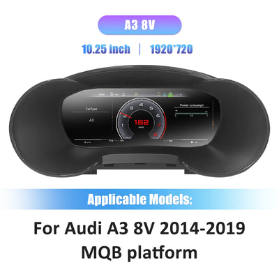 Tableau de Bord Numerique Audi A3 8V 2014-2019 - détail du montage - Becquet Voiture