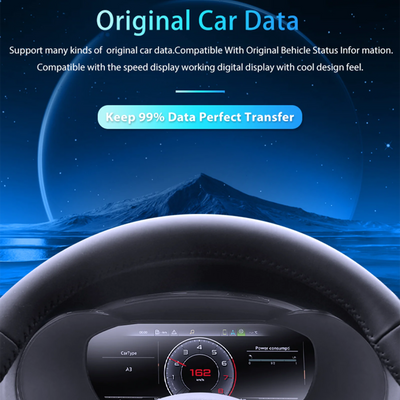 Tableau de Bord Numerique Audi A3 8V 2014-2019 - vue de profil - Becquet Voiture