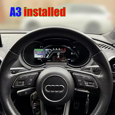 Tableau de Bord Numérique Audi A3 8V A4 B8 Q5 - vue de profil - Becquet Voiture