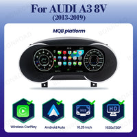 Digitales Kombiinstrument Audi A3 8V CarPlay - Montagedetail - Becquet Voiture