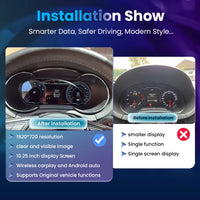 Digitales Kombiinstrument Audi A3 8V CarPlay - Rückansicht - Becquet Voiture