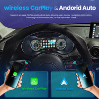 Digitales Kombiinstrument Audi A3 8V CarPlay - Dreiviertelansicht - Becquet Voiture