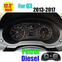 Digitales Armaturenbrett Audi A3 A4 A5 Q5 TT - Studio-Packshot 2 - Becquet Voiture