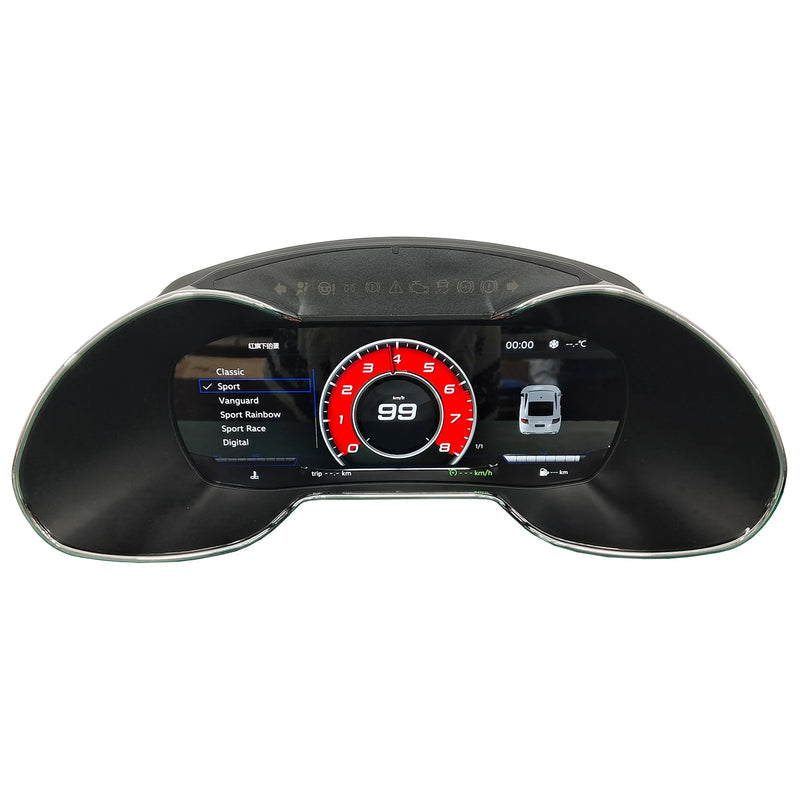 Digitales Armaturenbrett Audi A3 A4 A5 Q5 TT - Seitenansicht - Becquet Voiture