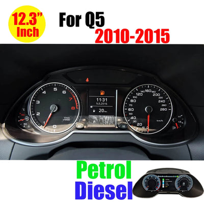 Tableau de Bord Numérique Audi A3 A4 A6 Q5 Q7 (réf. 2) - vue de face 2 - Becquet Voiture