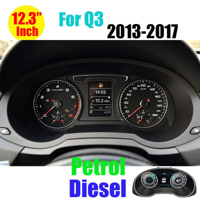 Tableau de Bord Numérique Audi A3 A4 A6 Q5 Q7 (réf. 2) - vue de trois-quarts 2 - Becquet Voiture