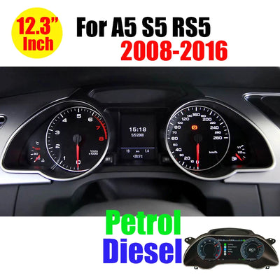 Tableau de Bord Numérique Audi A3 A4 A6 Q7 - en situation - Becquet Voiture