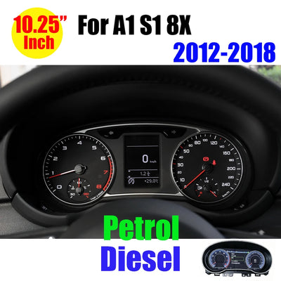 Tableau de Bord Numérique Audi A3 A4 A6 Q7 - vue de profil 2 - Becquet Voiture
