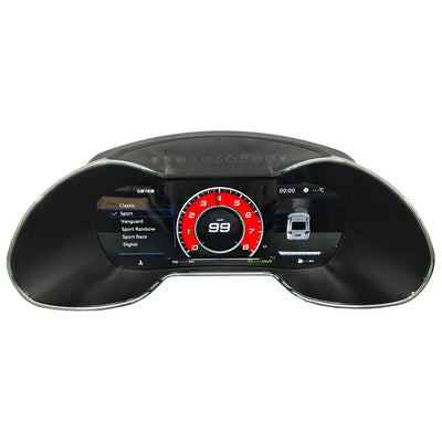 Tableau de Bord Numérique Audi A3 A4 A6 Q7 - vue de profil - Becquet Voiture