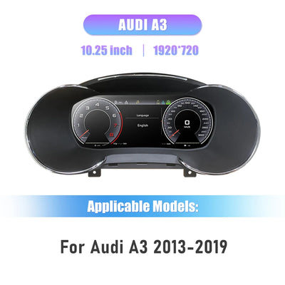 Tableau de Bord Numérique Audi A3 S3 8V 2014-2019 - détail du montage - Becquet Voiture