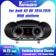 Tableau de Bord Numérique Audi A3 S3 8V 2014-2019