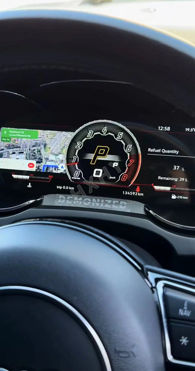 Tableau de Bord Numérique Audi A3 S3 RS3 2013-2020 - vue arrière - Becquet Voiture