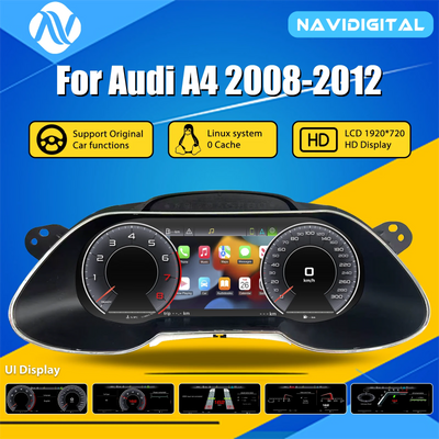 Tableau de Bord Numérique Audi A4 2008-2012 - vue de face - Becquet Voiture