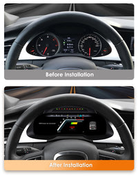 Tableau de Bord Numérique Audi A4 2009-2012 (réf. 2) - vue arrière - Becquet Voiture