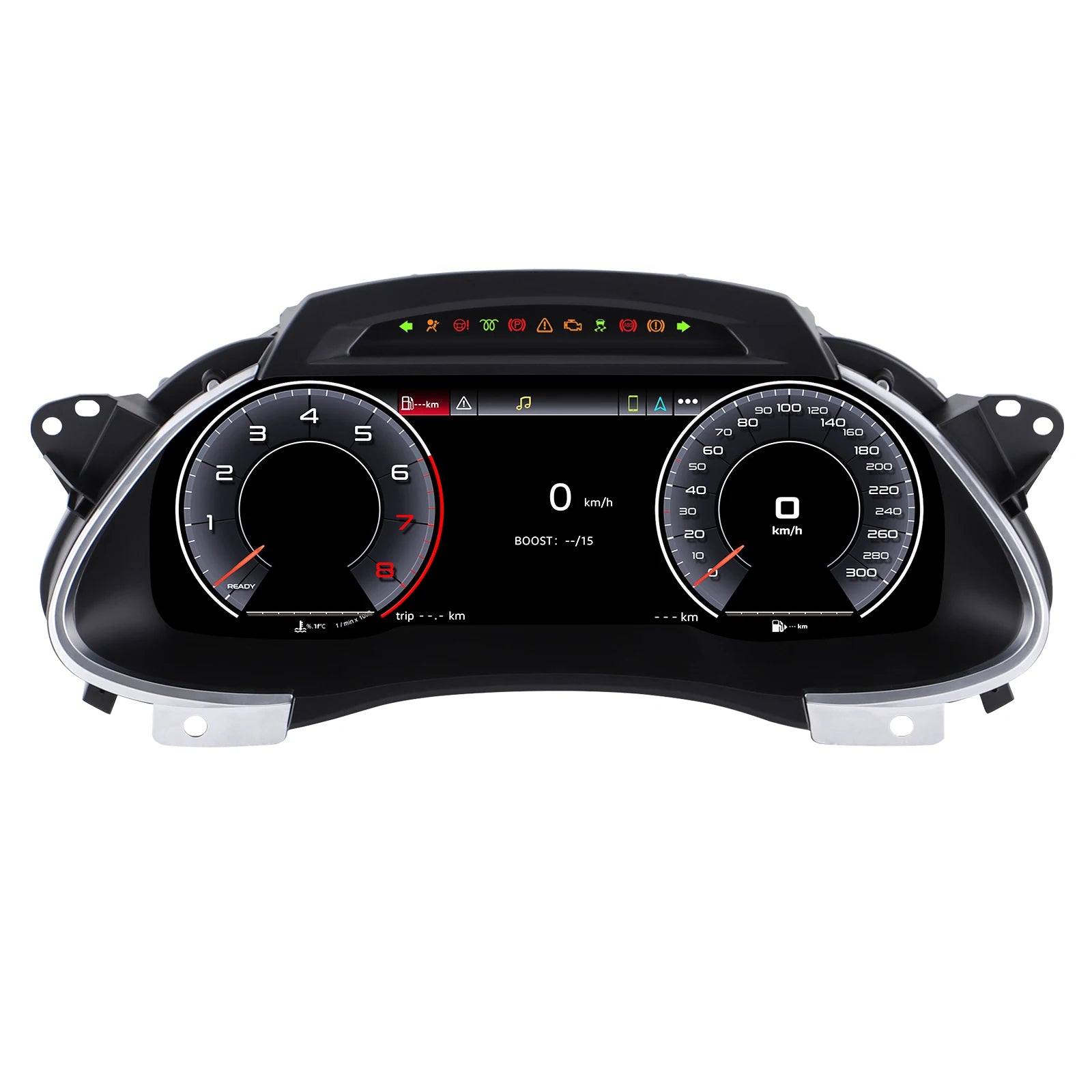 Tableau de Bord Numérique Audi A4 2009-2012 - vue de face - Becquet Voiture
