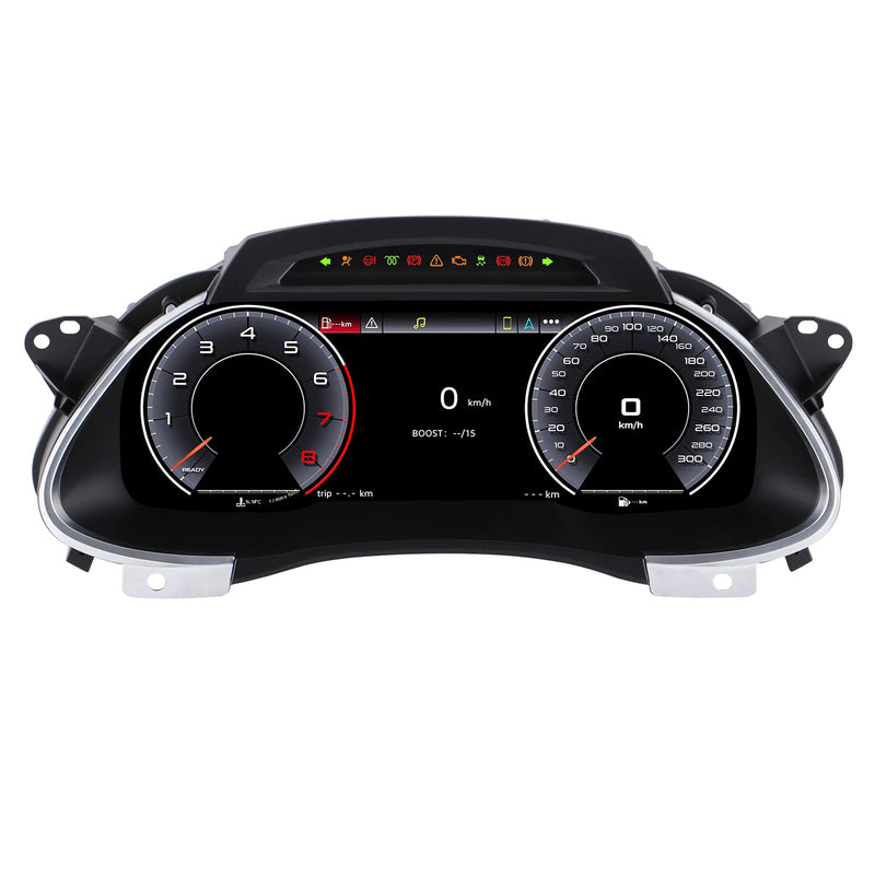 Digital Instrument Cluster Audi A4 2009-2012 - front view - Becquet Voiture