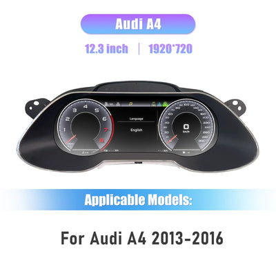 Tableau de Bord Numérique Audi A4 2013-2016 - détail du montage - Becquet Voiture