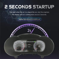 Digital Instrument Cluster Audi A4 B8 2008-2012 - fitted on vehicle - Becquet Voiture