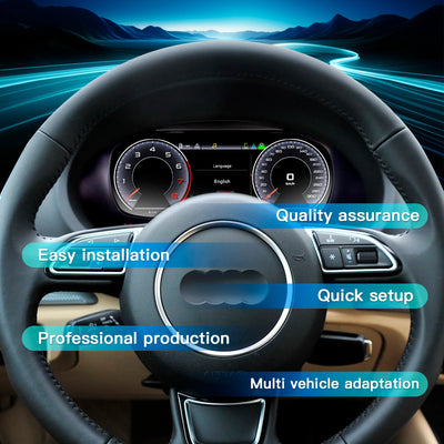 Tableau de Bord Numérique Audi A5 2008-2015 - installé sur véhicule - Becquet Voiture