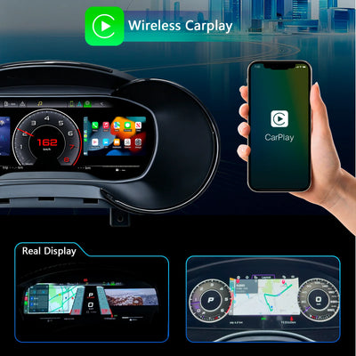 Tableau de Bord Numérique Audi A5 2008-2015 - vue de trois-quarts - Becquet Voiture
