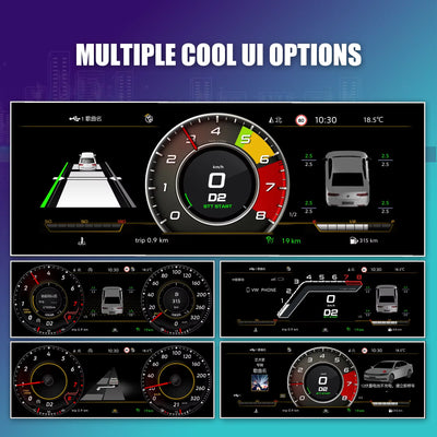 Tableau de Bord Numérique Audi A6 A7 2009-2018 - vue arrière - Becquet Voiture