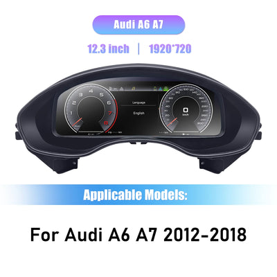 Tableau de Bord Numérique Audi A6 A7 2012-2018 - détail du montage - Becquet Voiture