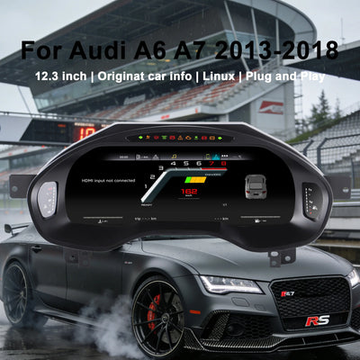 Tableau de Bord Numérique Audi A6 A7 2013-2018 - vue de face - Becquet Voiture