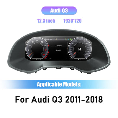Tableau de Bord Numérique Audi Q3 2011-2018 - détail du montage - Becquet Voiture
