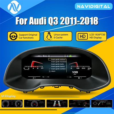 Tableau de Bord Numérique Audi Q3 2011-2018 - vue de face - Becquet Voiture