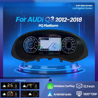Audi Q3 Digital Dashboard - front view - Becquet Voiture