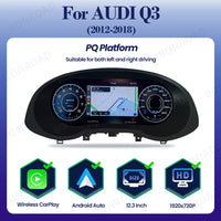 Audi Q3 Digital Dashboard - close-up view - Becquet Voiture