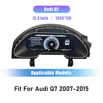 Tableau de Bord Numérique Audi Q7 2007-2015 - détail du montage - Becquet Voiture