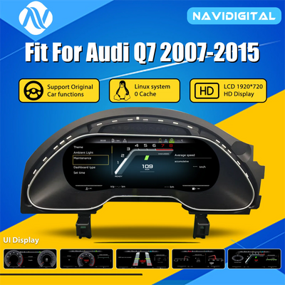Tableau de Bord Numérique Audi Q7 2007-2015 - vue de face - Becquet Voiture