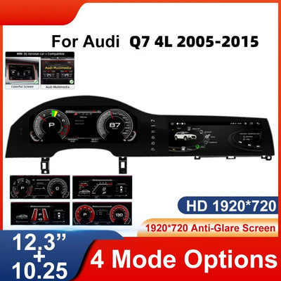Tableau de Bord Numérique Audi Q7 4L 2005-2015 - en situation - Becquet Voiture