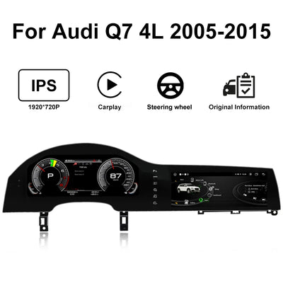 Tableau de Bord Numérique Audi Q7 4L 2005-2015 - vue de profil - Becquet Voiture