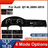 Digital Instrument Cluster Audi Q7 4L 2005-2015 - close-up view - Becquet Voiture