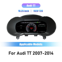Digital Dashboard Audi TT 2007-2014 - fitting detail - Becquet Voiture