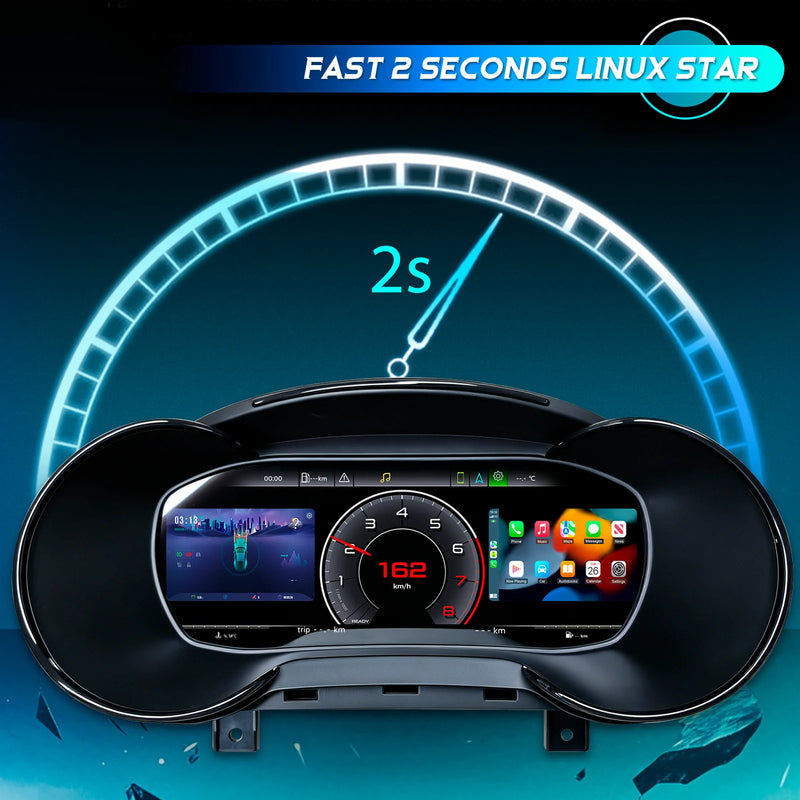 Digital Dashboard Audi TT 2008-2015 - side view - Becquet Voiture