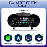 Digital Dashboard Audi TT TTS CarPlay Android Auto - fitting detail - Becquet Voiture