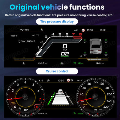 Tableau de Bord Numérique Audi TT TTS CarPlay Android Auto - packshot studio - Becquet Voiture