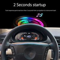 BMW E46 M3 1998-2006 Digital Instrument Cluster - fitted on vehicle - Becquet Voiture