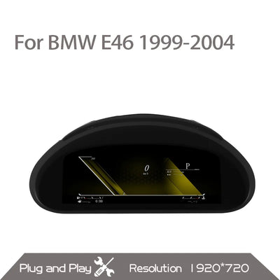 Tableau de Bord Numérique BMW E46 M3 1998-2006 - vue rapprochée - Becquet Voiture