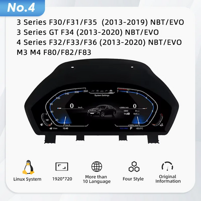Tableau de Bord Numérique BMW E90 F10 F30 Multi-Modèles - packshot studio 2 - Becquet Voiture